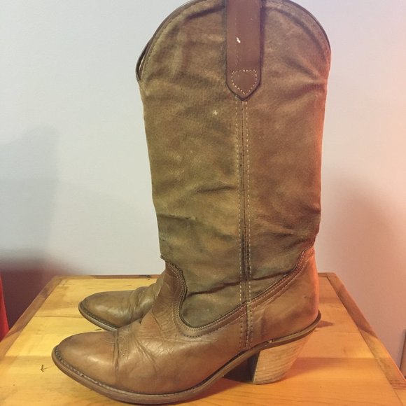 Frye Shoes - Vintage Frye Cowboy Boots